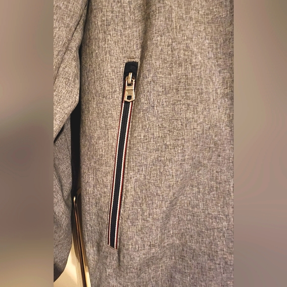 Tommy Hilfiger Gray Men's Hooded Performance Soft Shell Jacket - Picture 6 of 9